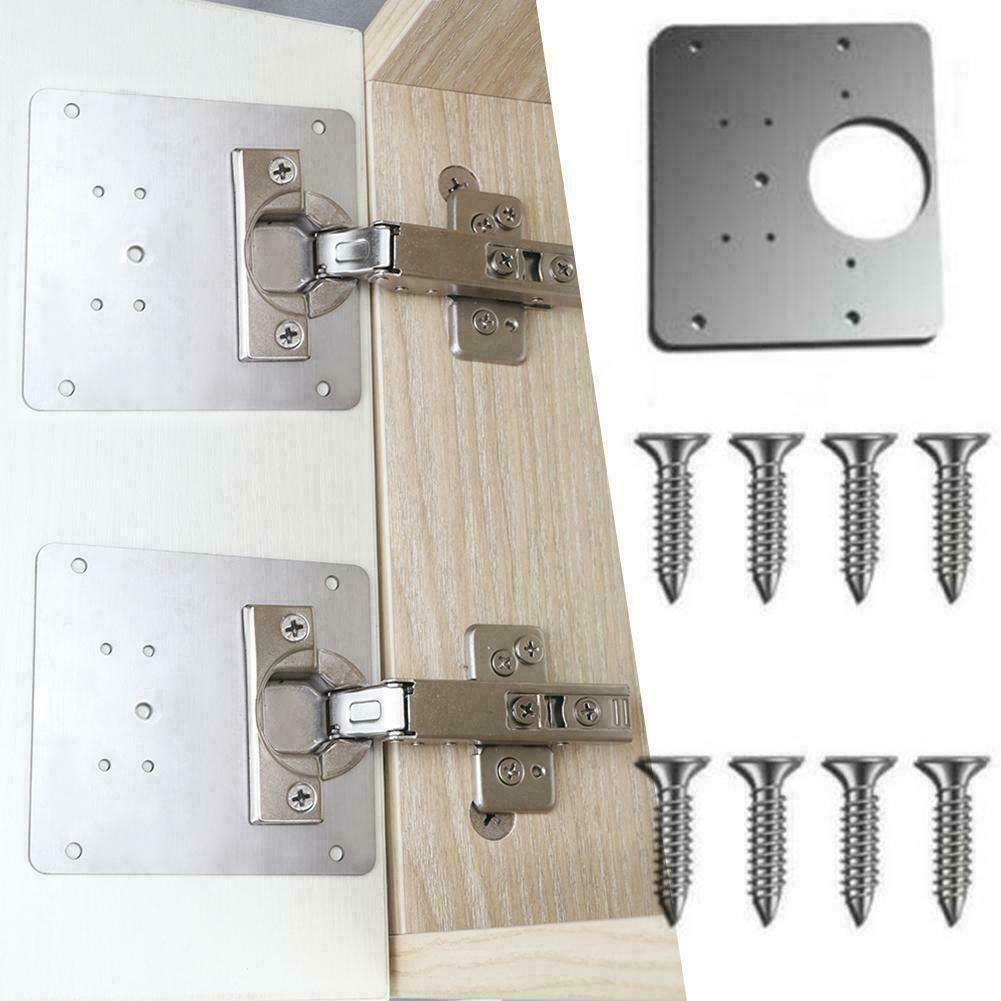 Repair Plate For Cabinet Furniture Drawer Window Steel Plate Household new