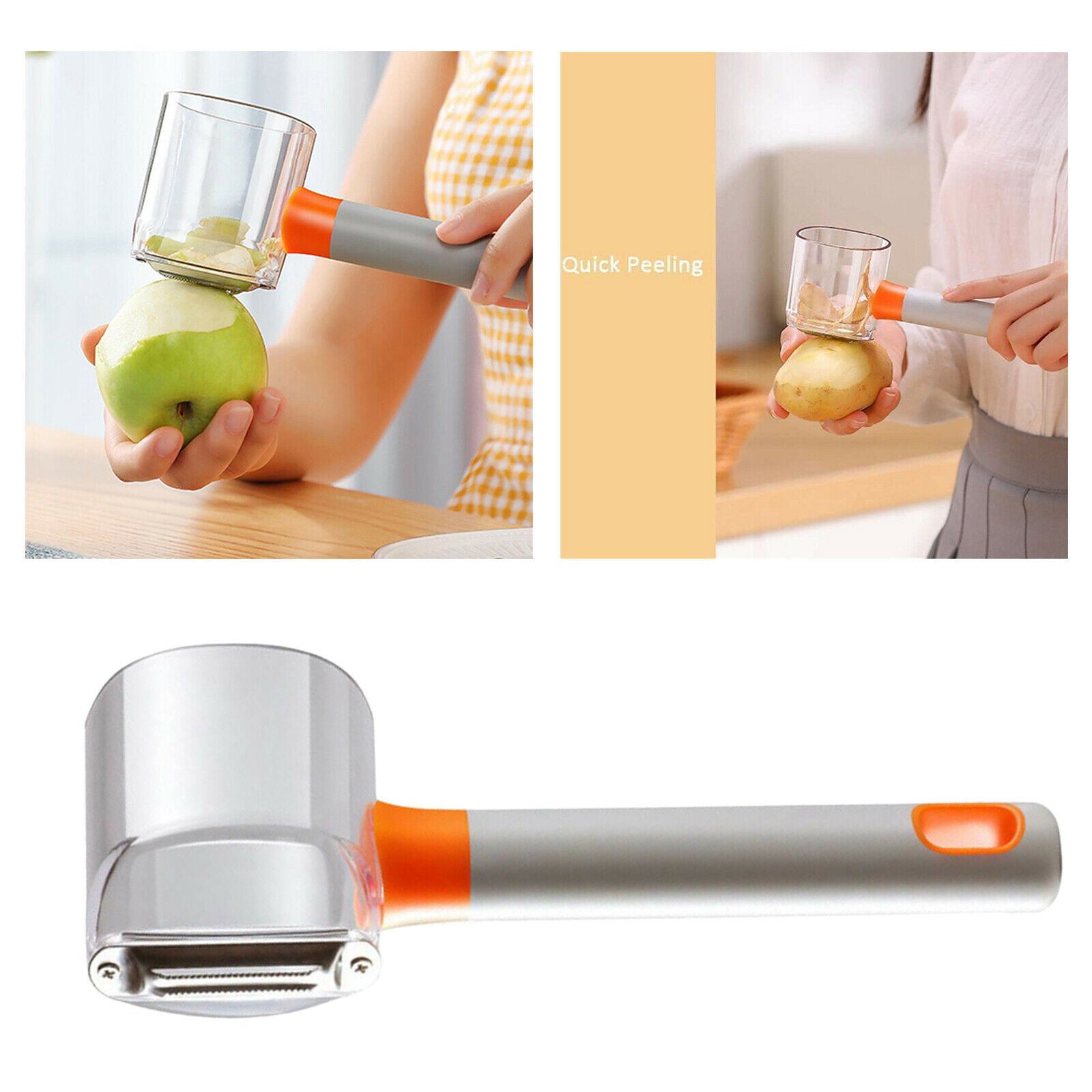Vegetable Peelers Cabbage Orange Lemon Potato Peelers Stainless Steel Blade