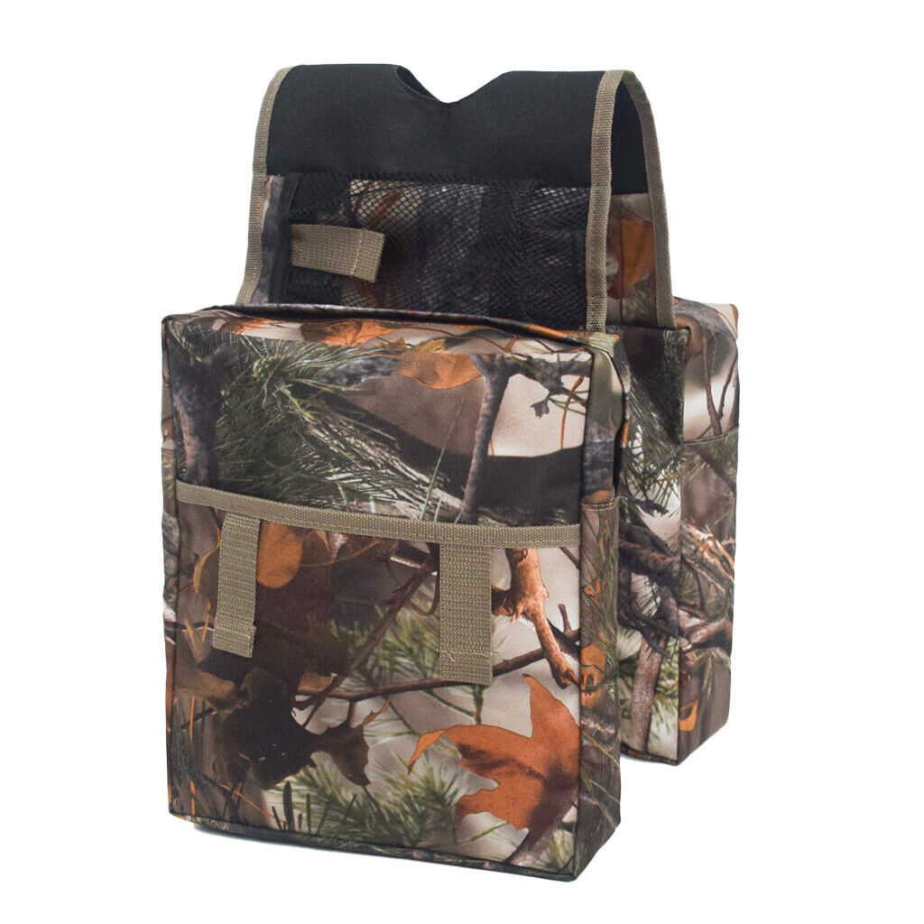 Motorcycle ATV Tank Saddle Bag For  Quad Bike ATV Snowmobile Scooter CAMO