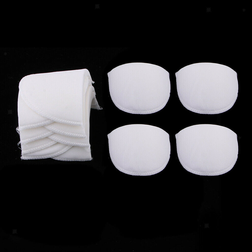 6 Pairs Sponge Shoulder Pads Covered Shoulder Suit Clothes T-Shirt Clothes