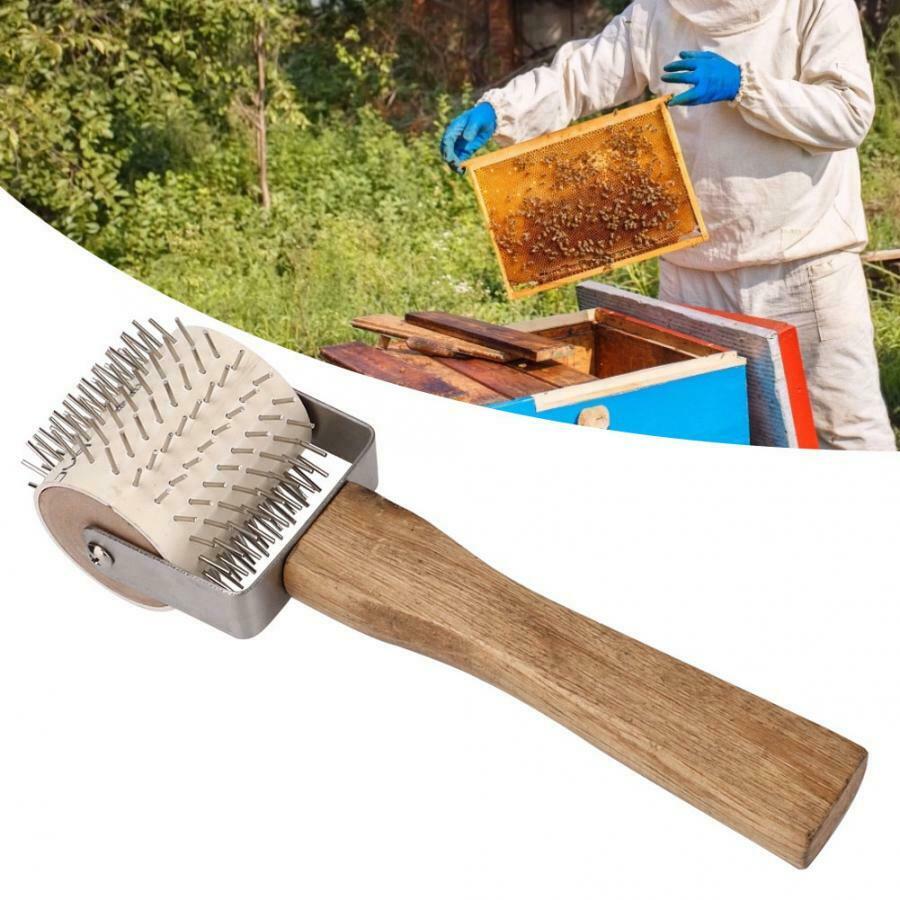 Beekeeping Equipment Tool Wooden Drum Stainless Steel Propolis Extraction Tool