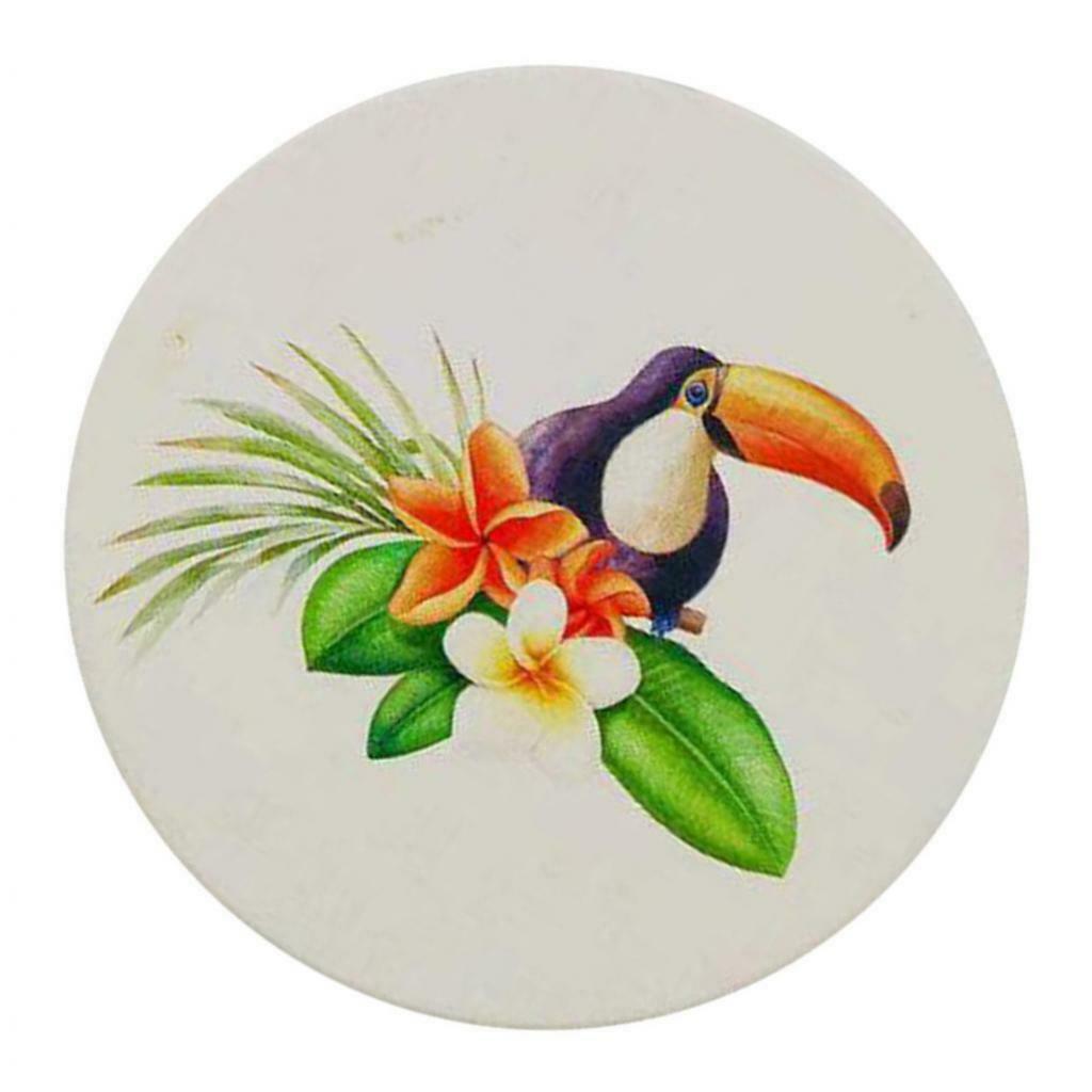 Round Shape Teacup Coaster Kung Fu Tea Coaster for Drinks  Style01
