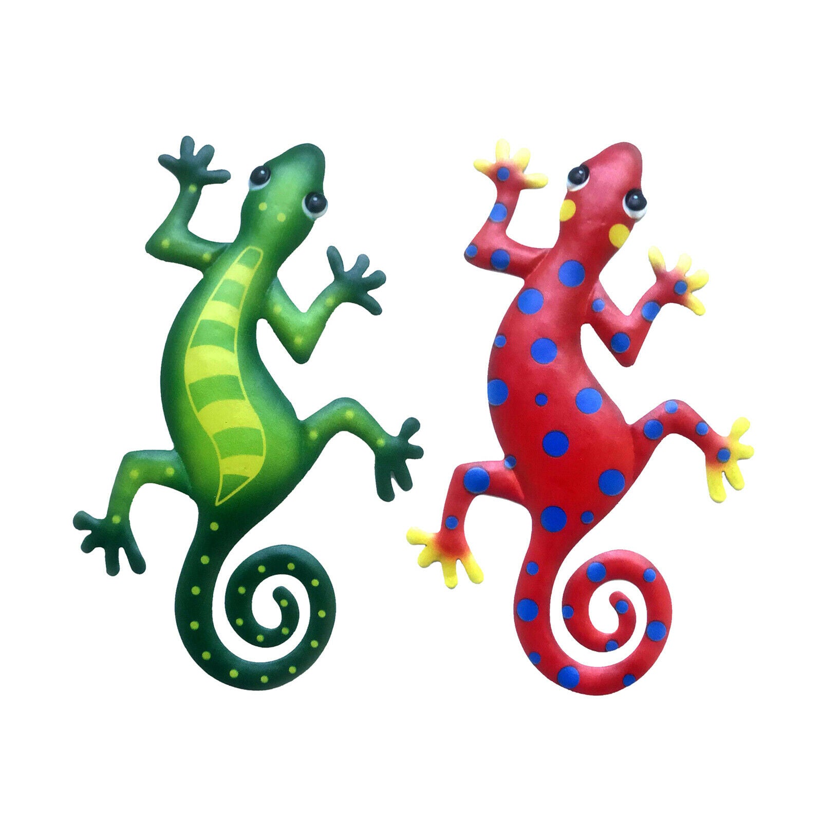Metal Gecko Wall Art Decorative Lizard Indoor Outdoor for Kitchen Garden
