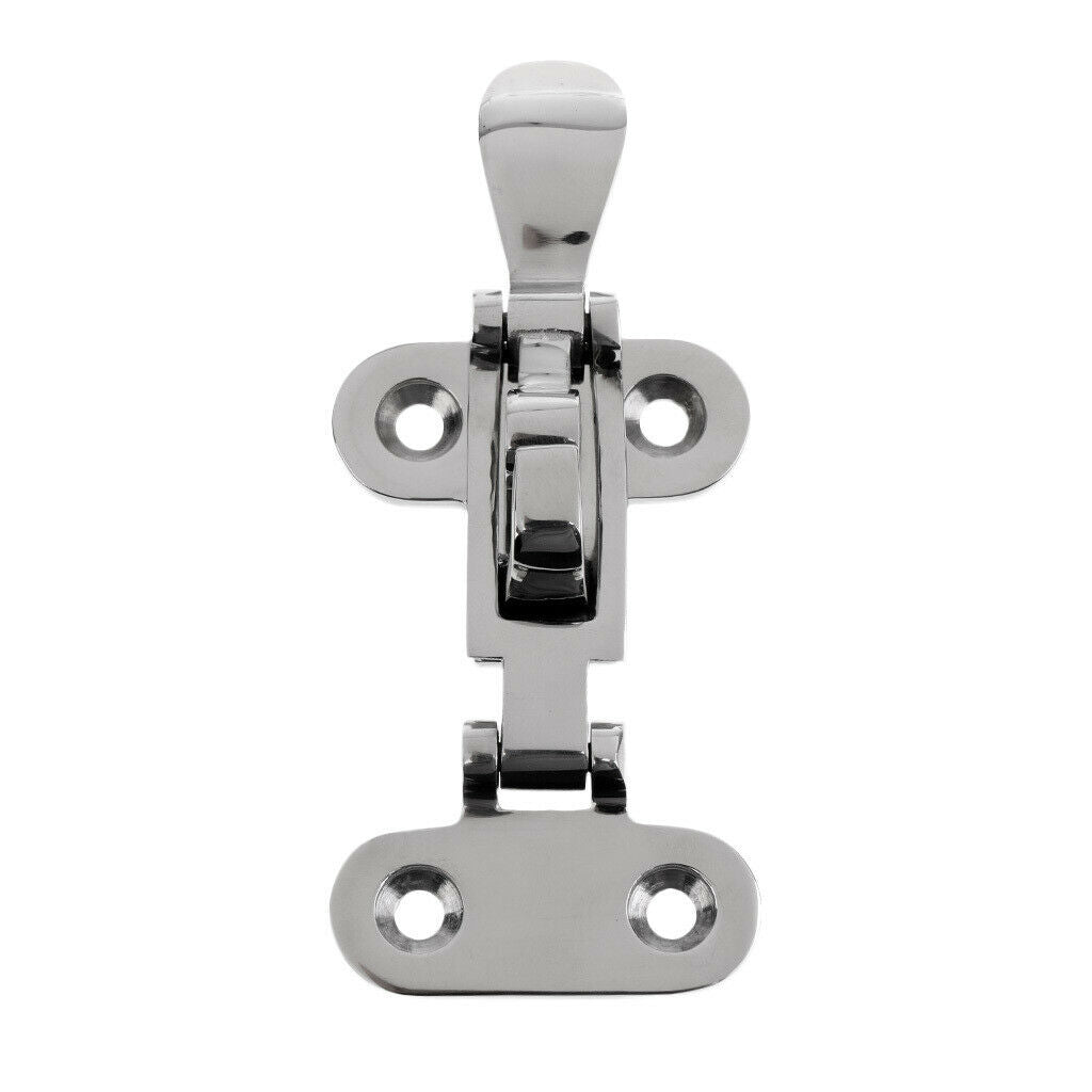 316 Stainless Steel Marine Boat Hardware Anti-Rattle Latch + 1 Pair Hinges