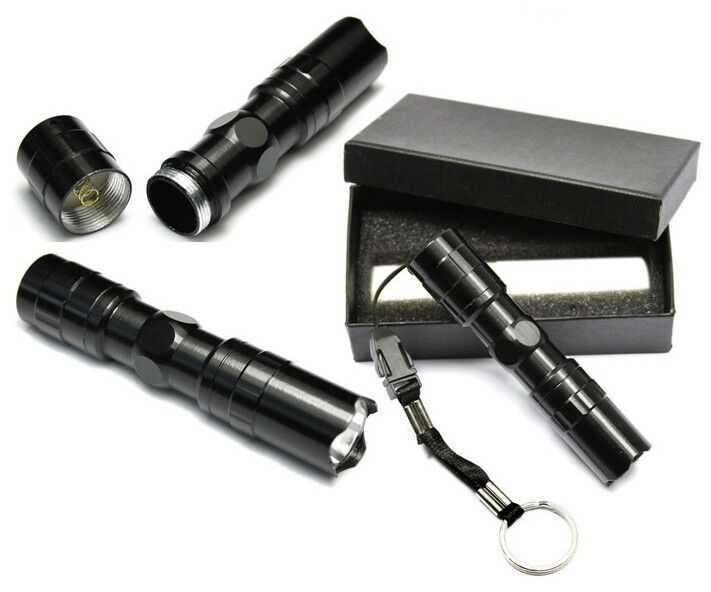 Camping Mini Flashlight 3W Small Outdoor Sport Flashlight Police LED Flashlights
