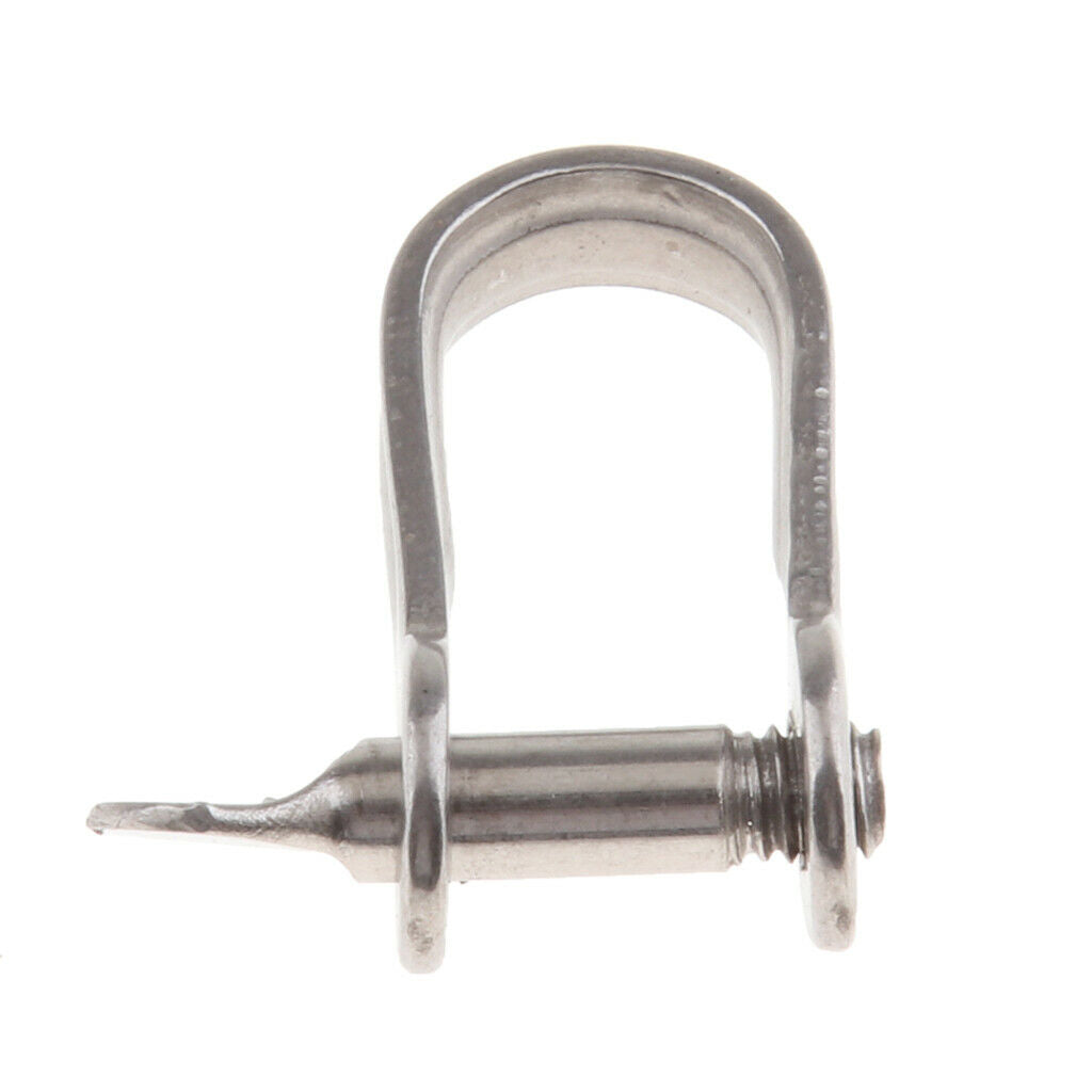 Stainless Steel Slotted Pin Dee Shackle for Marine/Sailing/Boat/Ship 4mm/5mm
