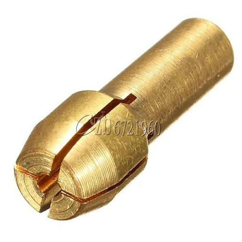 4PCS Rotary Multi Tool Collet Nut Kit for Mill 0.8/ 1.6/ 2.35/ 3.2mm