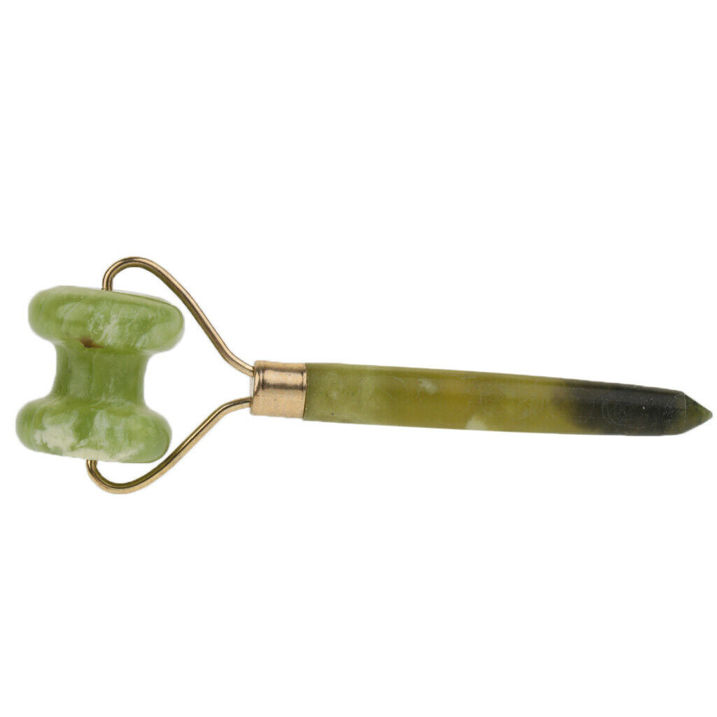 Natural Jade Jade Massager Roller Facial Gua Sha Beauty Massage Too