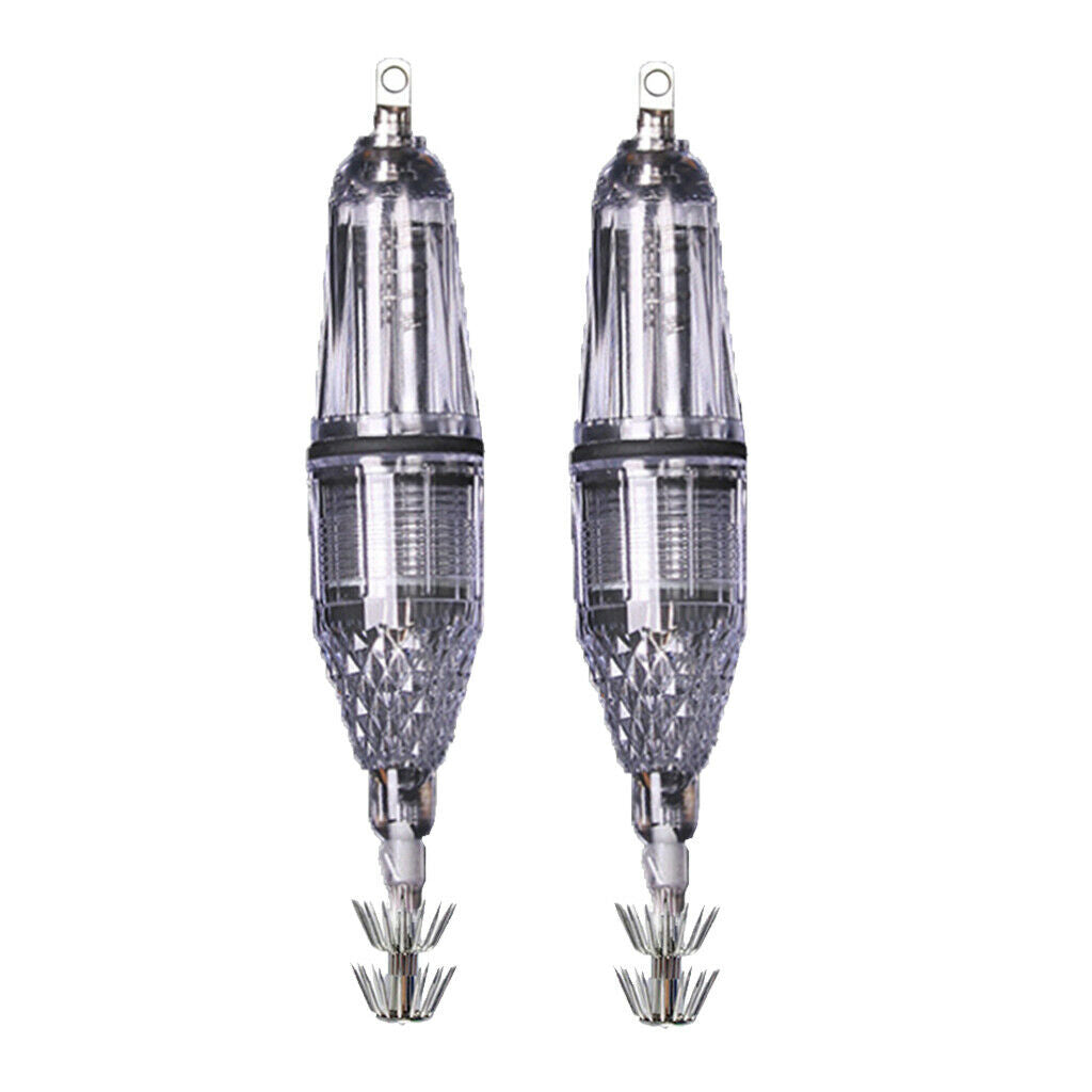 2 X Artificial Fishing Lures LED Light Fishing Lures For Sleeve Fish, Squid