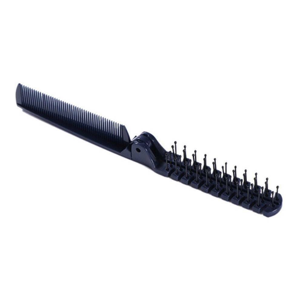 Portable Foldable Travel Hair Comb Brush Massage Hair Comb Anti-static Hair US