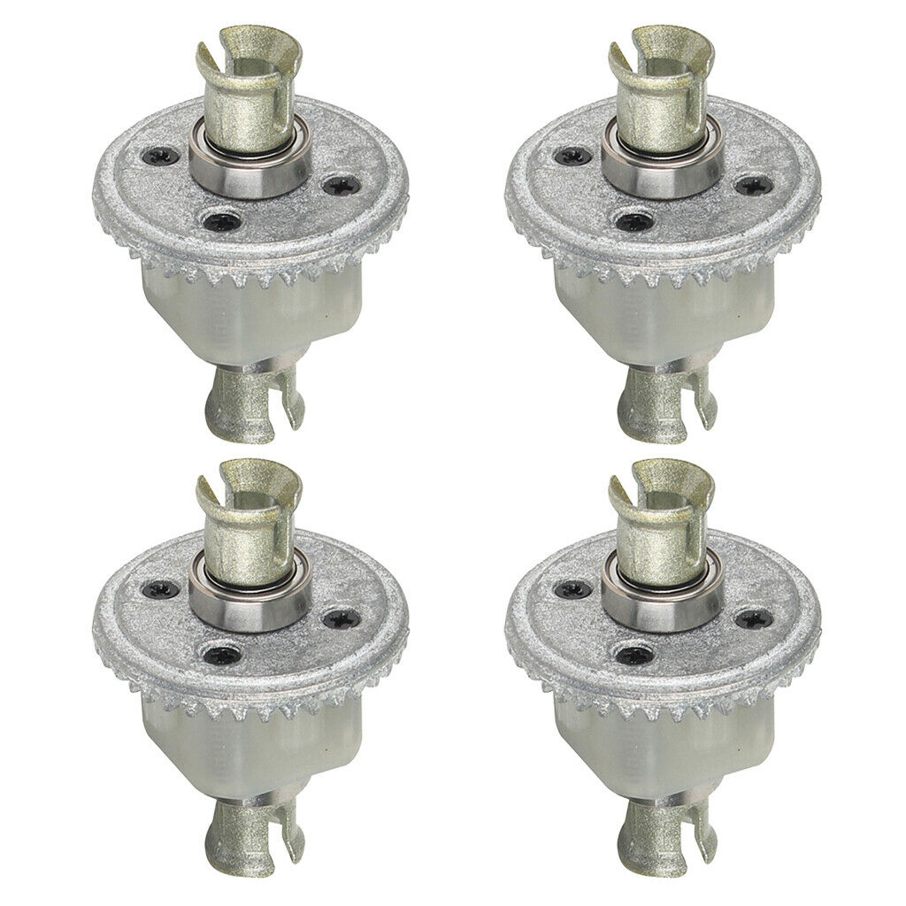 4Pcs 1:10 Scale RC Metal Differential Spare Parts For XLH 9125 RC Car Kits