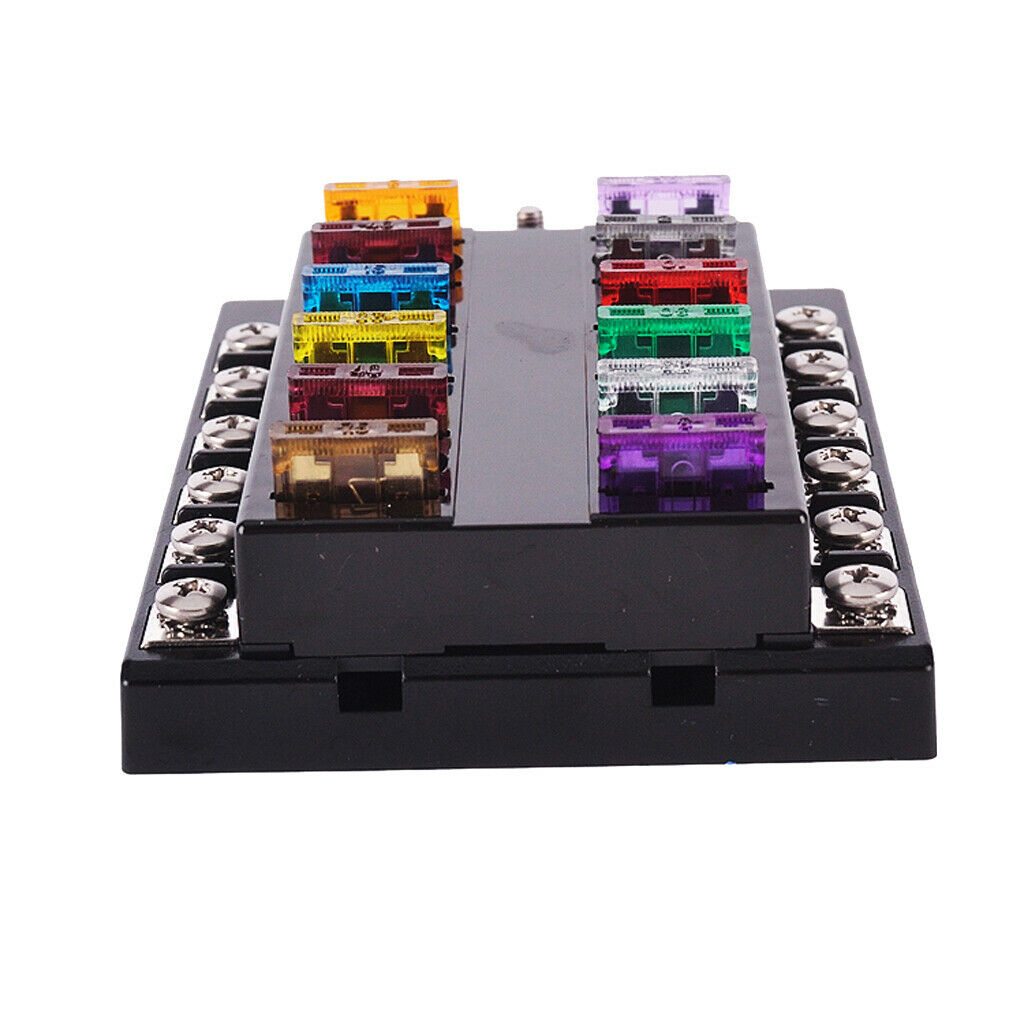 Car Truck Van 12 Way Circuit Standard ATC ATO  Fuse Box Block Holder