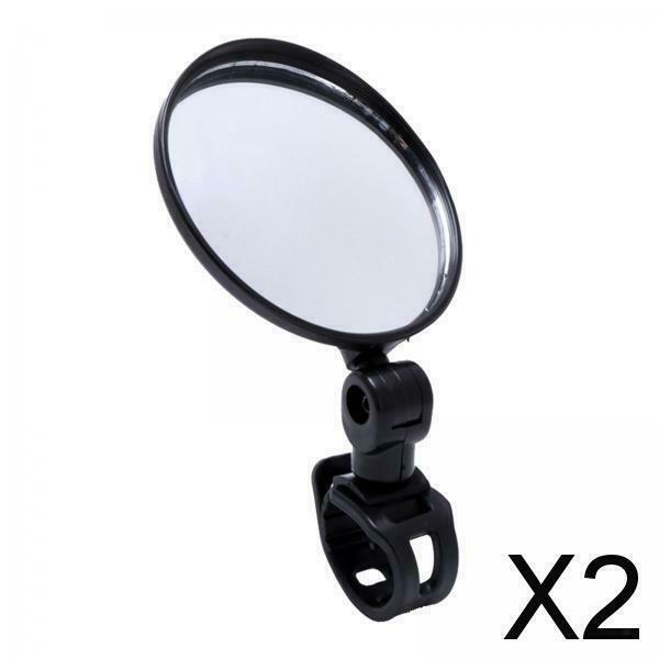 2X 15-35mm Bicycle Rear View Mirror HandleBar Electric Cycling Adjustable