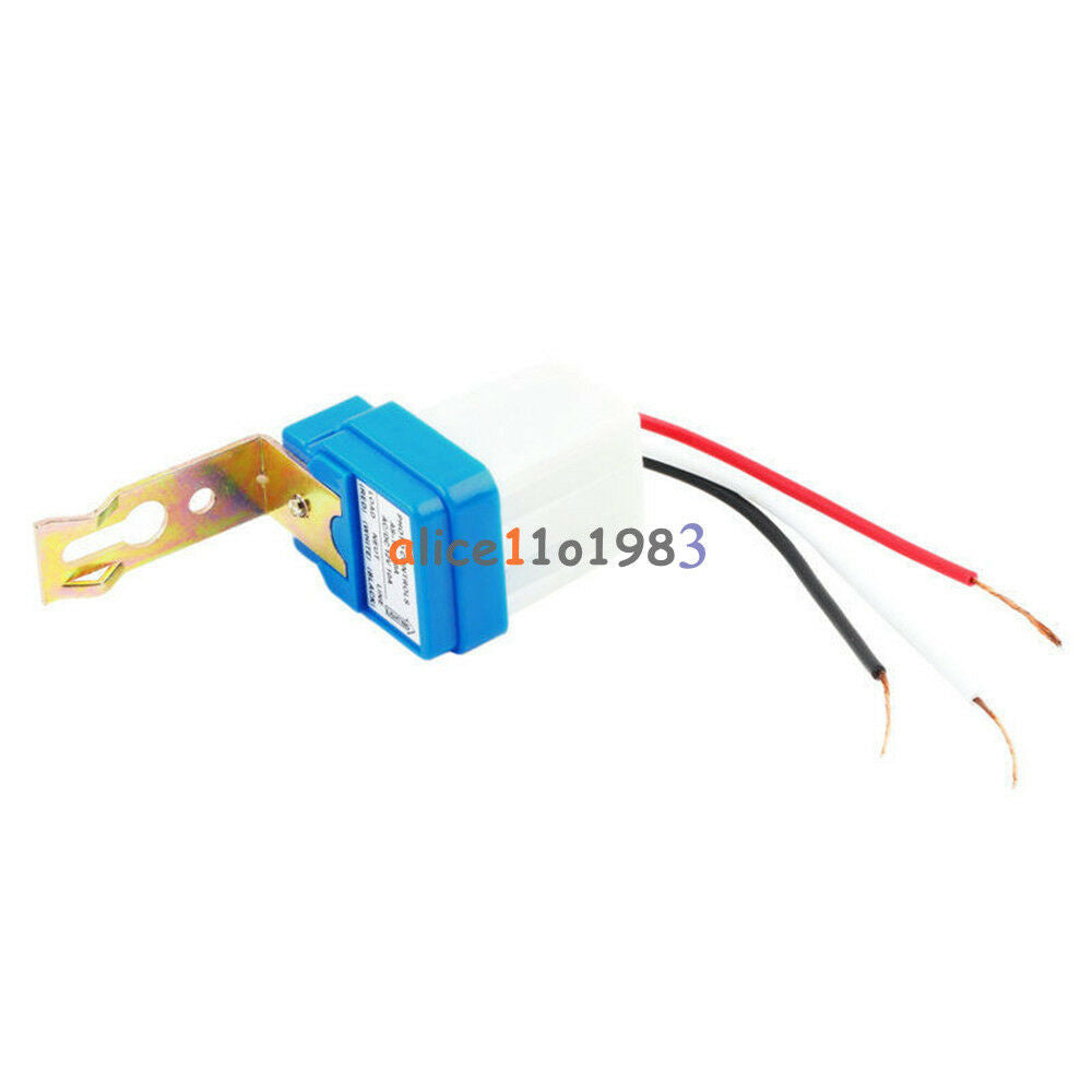 AS-10 Auto On Off Street Light Switch Photo Control Sensor DC AC 12V 10A 50-60Hz