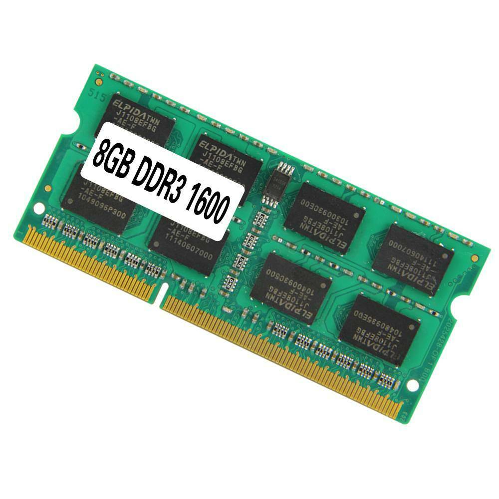 DDR3 8GB 1600MHz (PC3 12800) 204-pin 1.5V Laptop Memory Compatible INTEL AMD!!