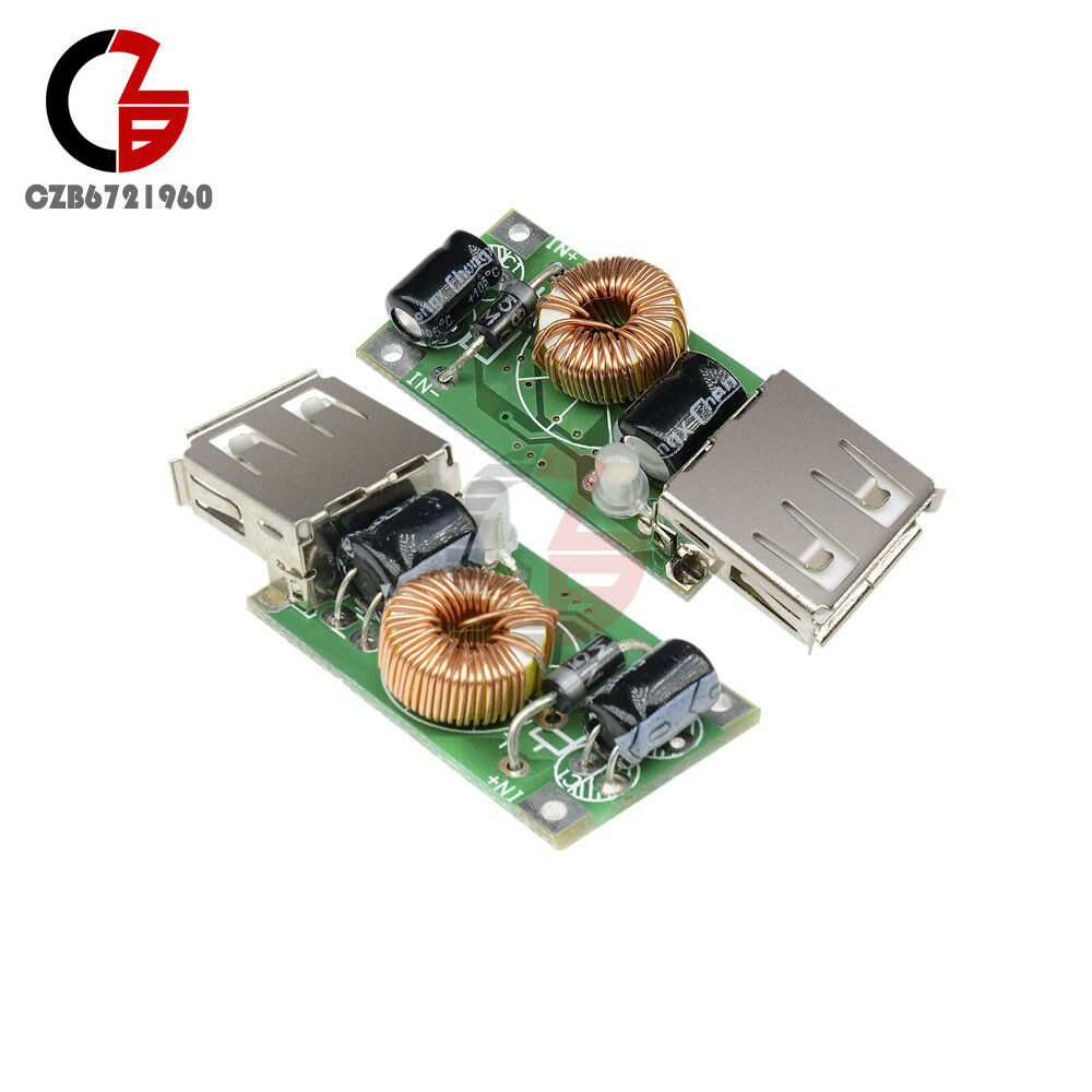 12V to 5V DC-DC Step down CC USB Charger Power Supply Buck Module for Phone PSP