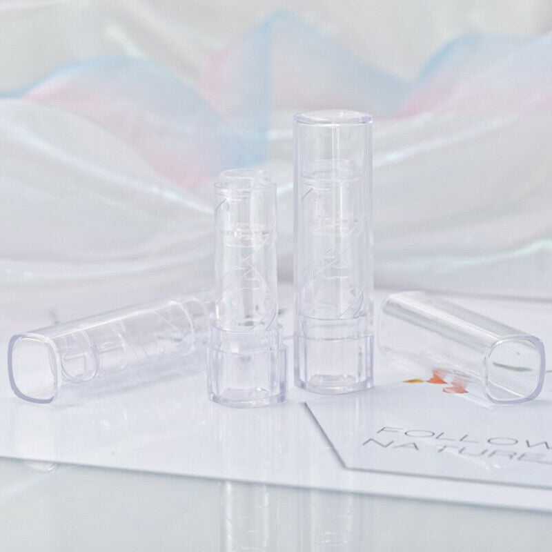 5PCS Empty Lip Clear Tubes Lip Balm Tube Lipstick Cosmetic Container^DD