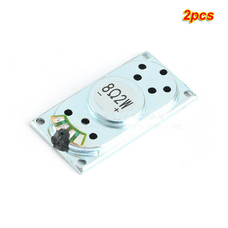 2PCS 2040 square speaker 8 ohm 2 watt laptop TV small speaker Parts 20*40mm