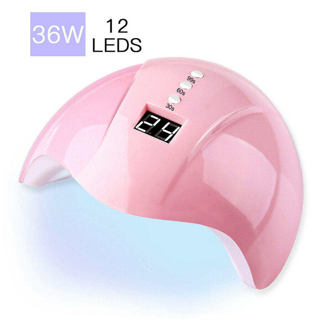 Lots 12 UV Gel Nail Dryer Polisher Crystals Painting Brushes Embossing Stick