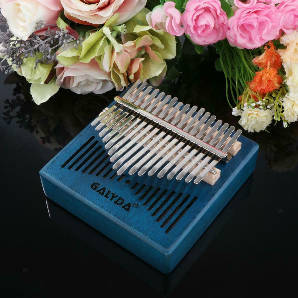 2020 Kalimba 17 Key Thumb Piano Mahogany Mbira Gift w/ Bag Finger Guards