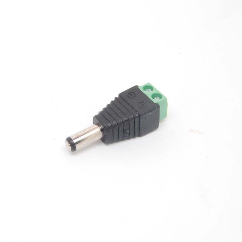 2pcs 2.1mm x 5.5mm DC Power DIY Plug Adaptor Male Connector 12v TV in Caravan