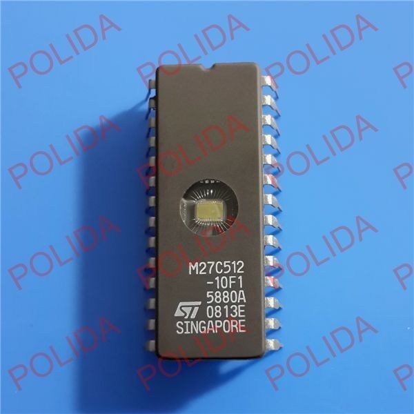 1PCS UV EPROM IC ST CDIP-28 M27C512-10F1 M27C512-10FI M27C512