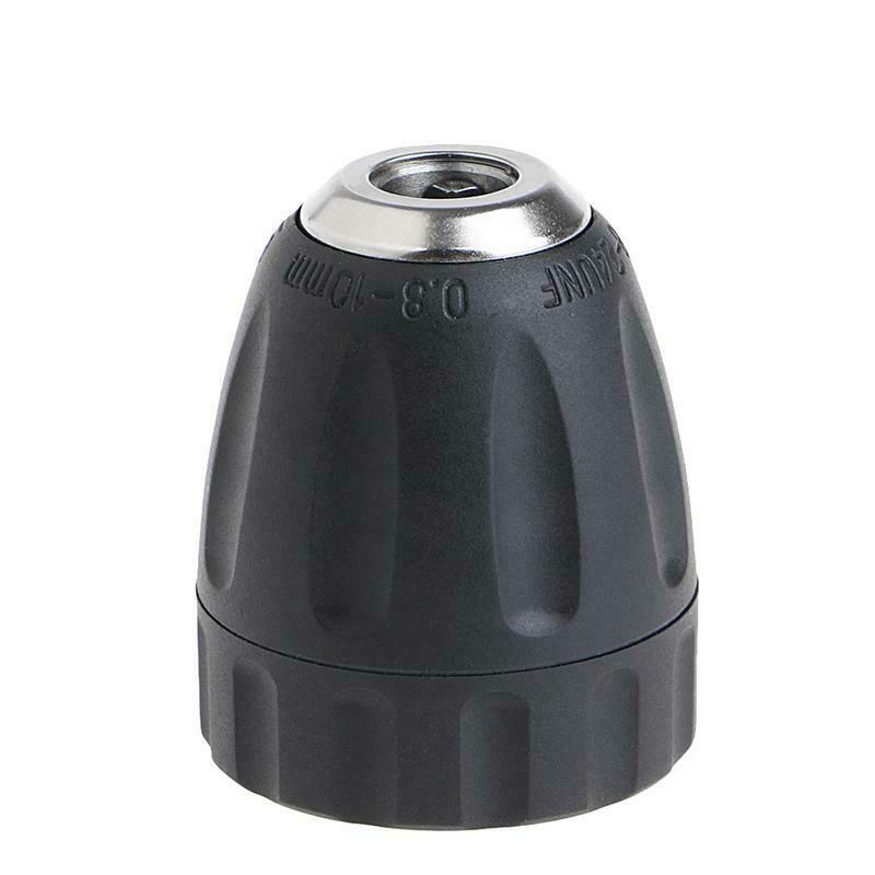 0.8-10mm Keyless Drill Chuck Converter 3/8" 24UNF + 1/4" Hex Shank SDS Adaptor