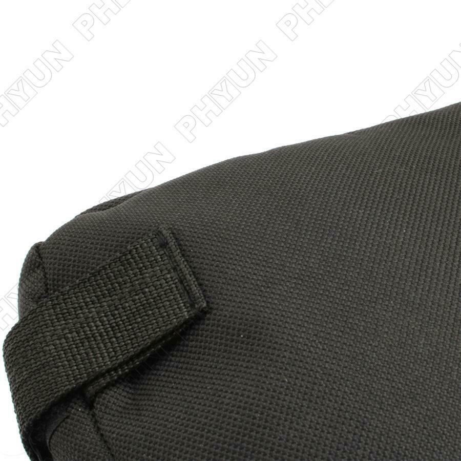 Black Waterproof Motorcycle Frame Rear Under Luggage Rack Bag Storage Tool Bag