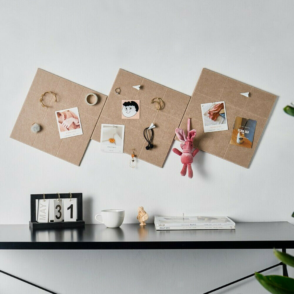 Message Board Felt Office Memo Pinboard Push Pin Panels Organizer Decoration