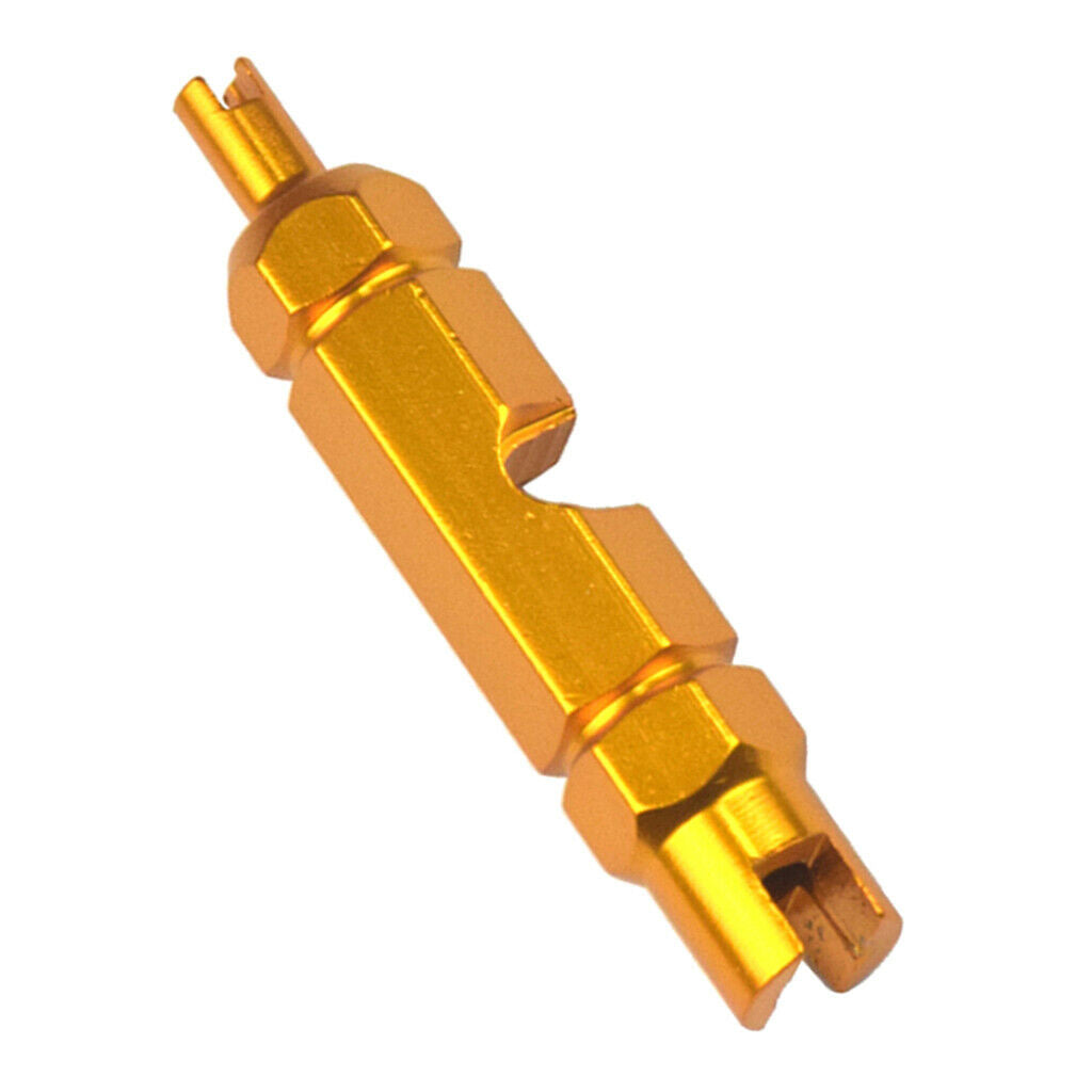 Valve Core Remover Wrench MTB Bike Bicycle Durable Universal Golden