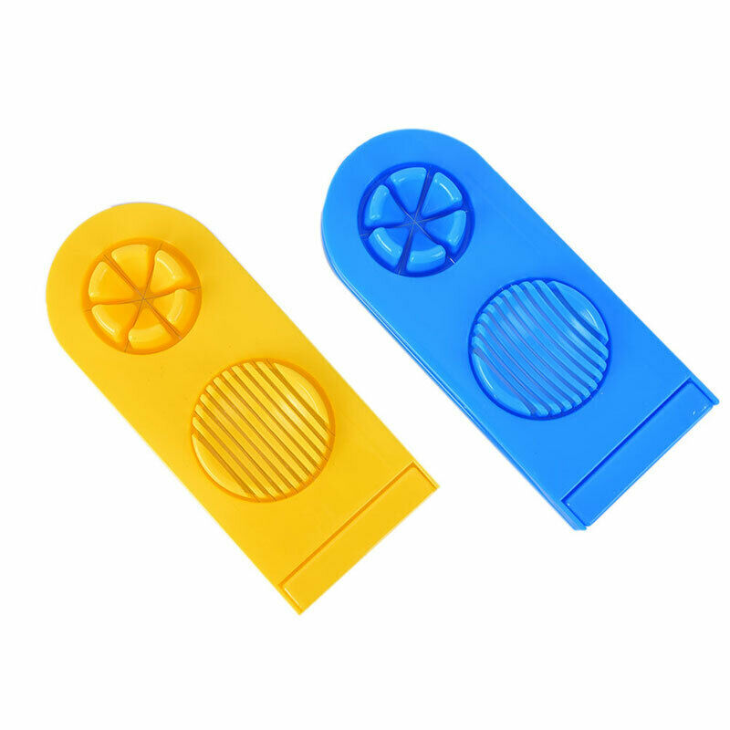 Egg Slicer Cutter Fruit Garnish Easy Clean Stainless Steel Kitchen Separa.l8