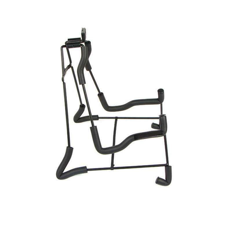 Guitar Stand Aluminum Alloy Folding Concise Style Soft Sponge Steel Frame Holder