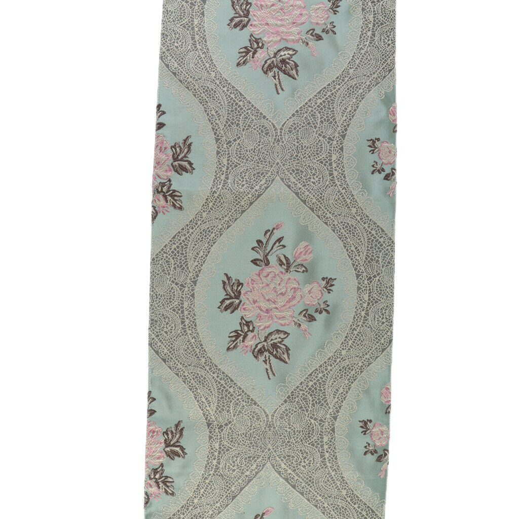 Elegant Table Runner Embroidered Dining Table Cloth Cover for Outdoor Garden