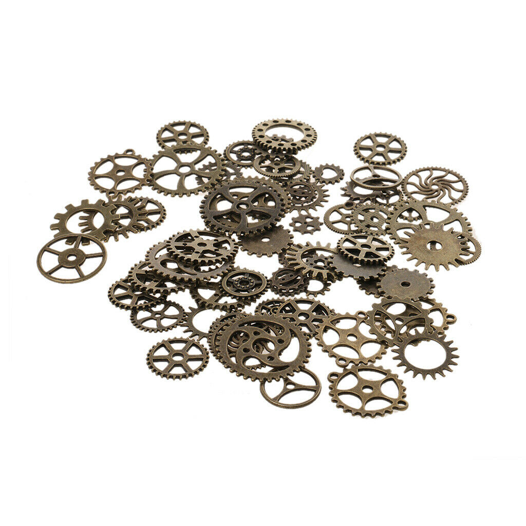 Steampunk Gear Charms Clock Watch Wheel Gear Parts DIY Jewelry Findings
