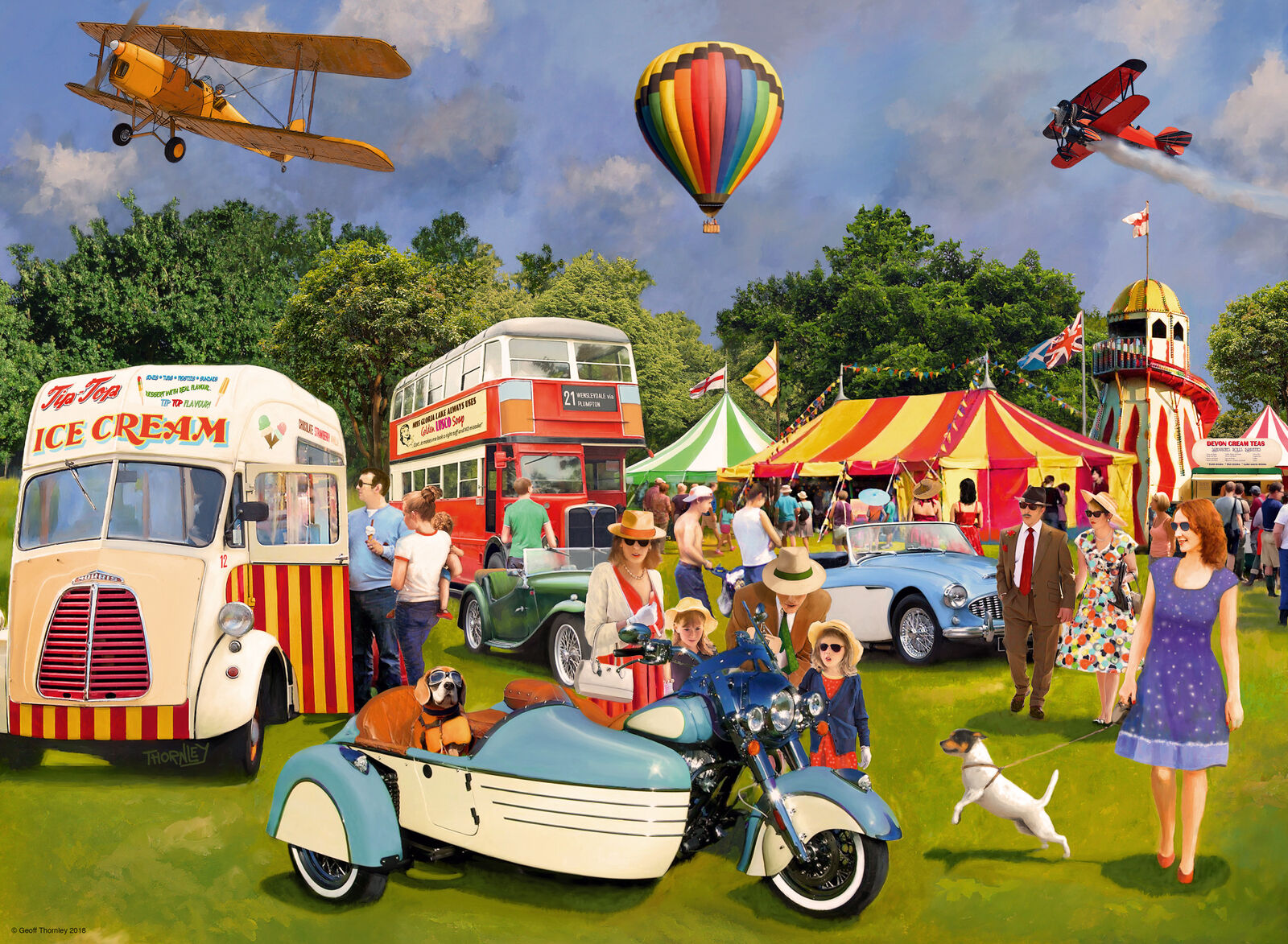 14810 Ravensburger Festival of Nostalgia Jigsaw Puzzle 500 Pieces Age 10+ Years