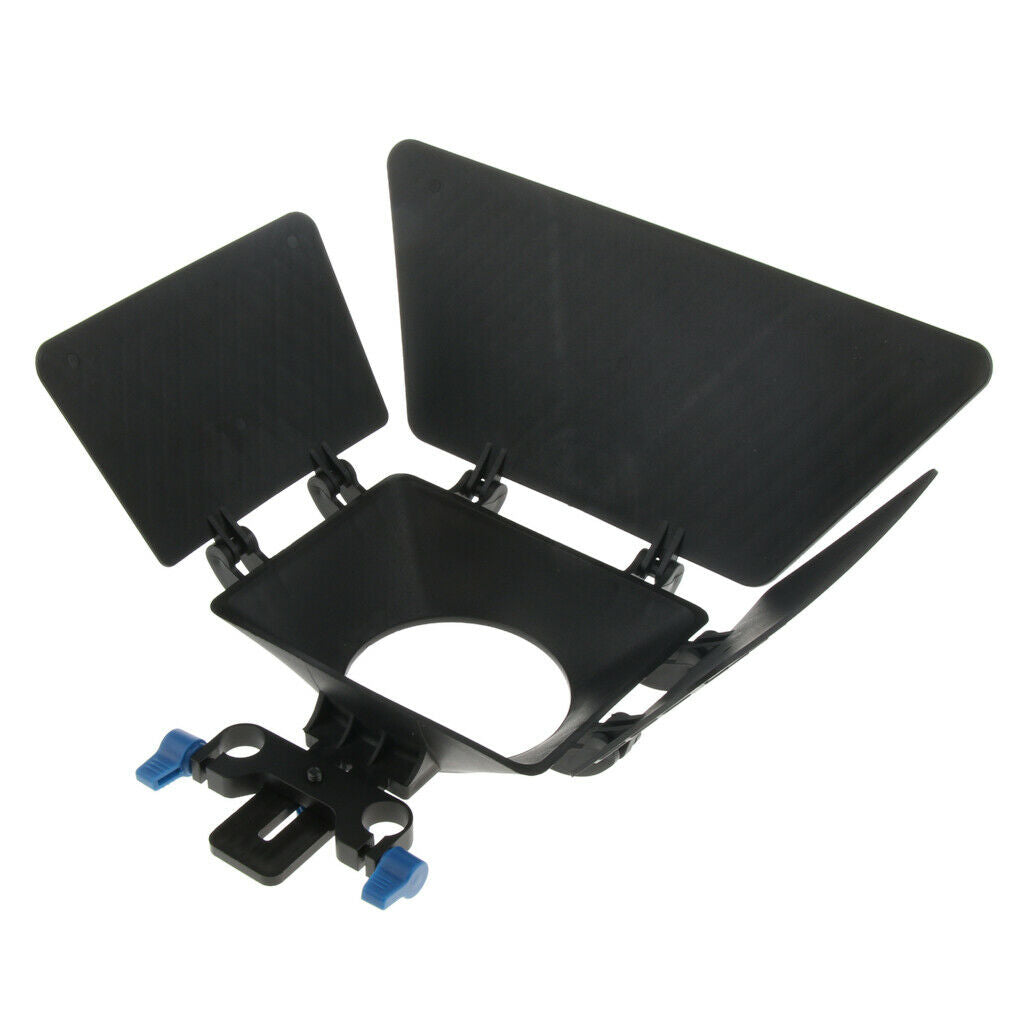 Professional DSLR Swing-away Matte Box Sunshade for 15mm Rail Rod Rig System
