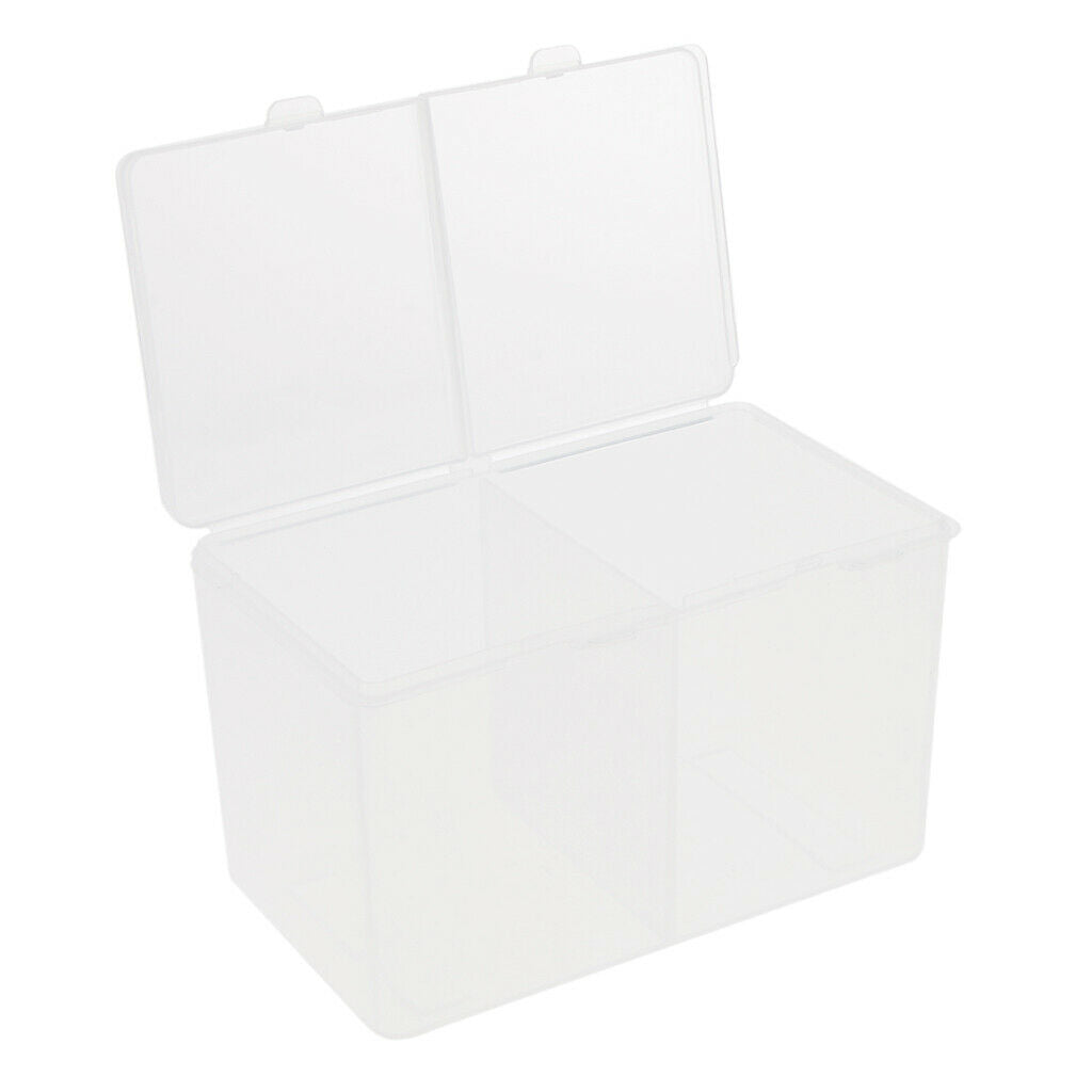 Plastic Storage Cotton Ball Swab Pad Organizer Holder Container Makeup Box