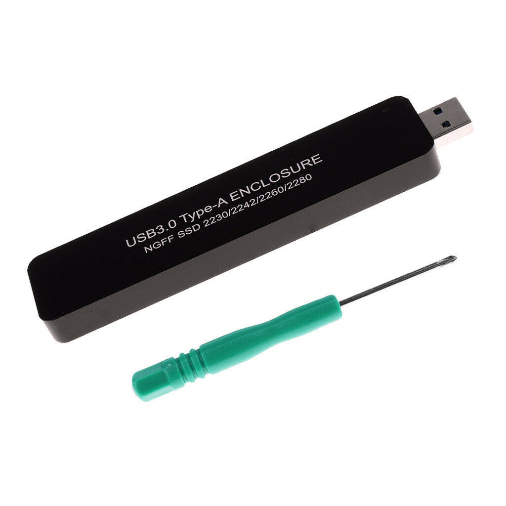 USB3.0 NGFF M.2 SSD Adapter Case External HDD Enclosure Box Supports B-key