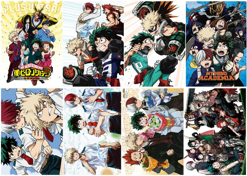 My Boku no hero academia Polypropylene A3 8 pieces Posters wall poster PPP002