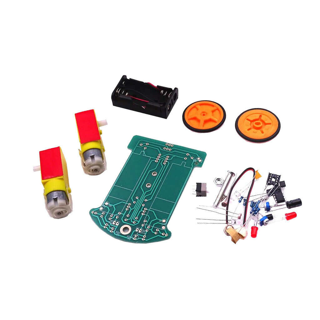 Smart Car Line Tracking Robot DIY Kit for Kids Education School Competition