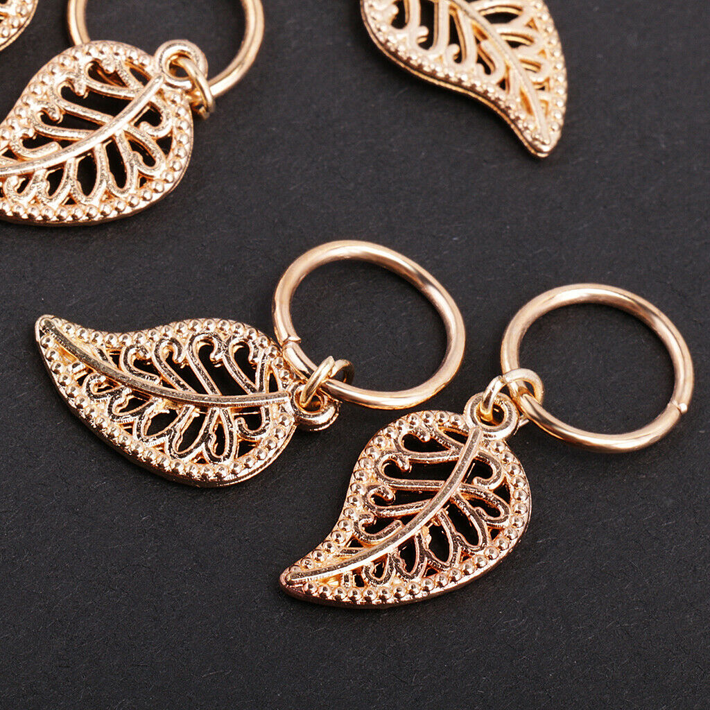Chic DIY Braid Hairstyle Hair Clips Hair Embellishments with Tassels Leaves