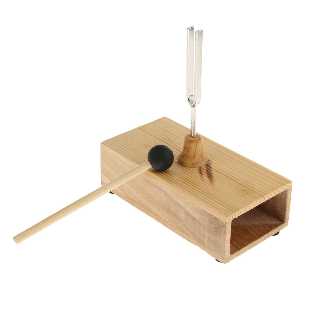 440HZ Tuning Fork w/ Resonant Box w/ Stick Percussion Instrument Part Study