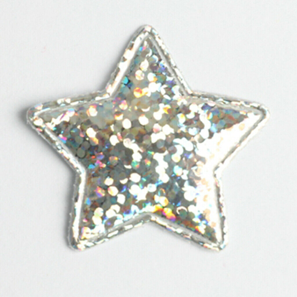 100 Pieces Glitter Star Confetti Sprinkle Iridescent Metallic Table Decor