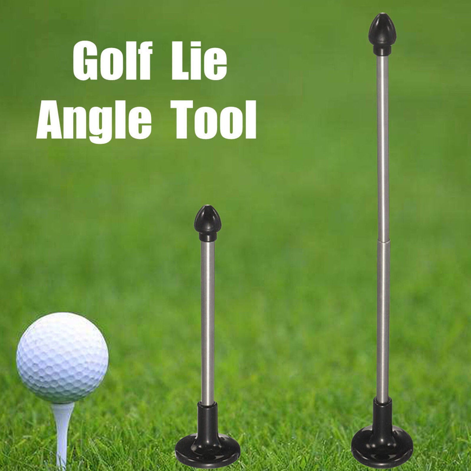 Adjustable Magnetic Golf Lie Angle Tool Face Aimer Alignment Training Aid Rod