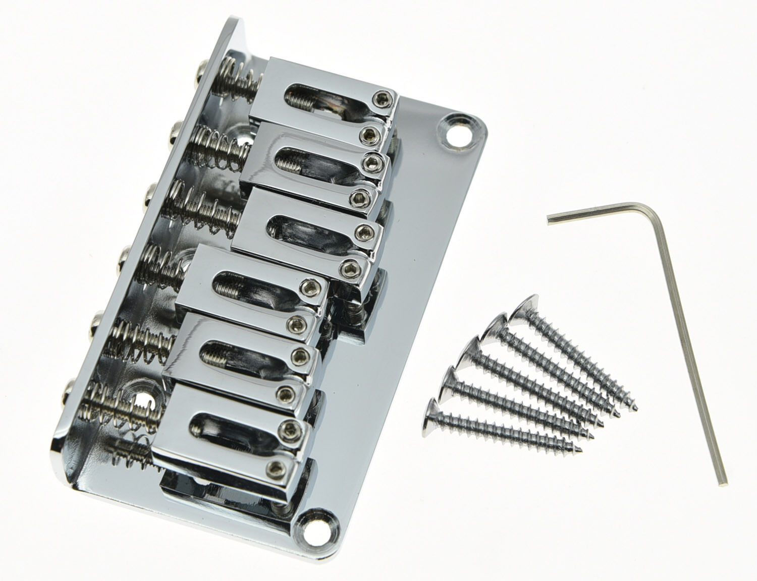 Hardtail Guitar Bridge Electric Guitar Bridge Chrome!