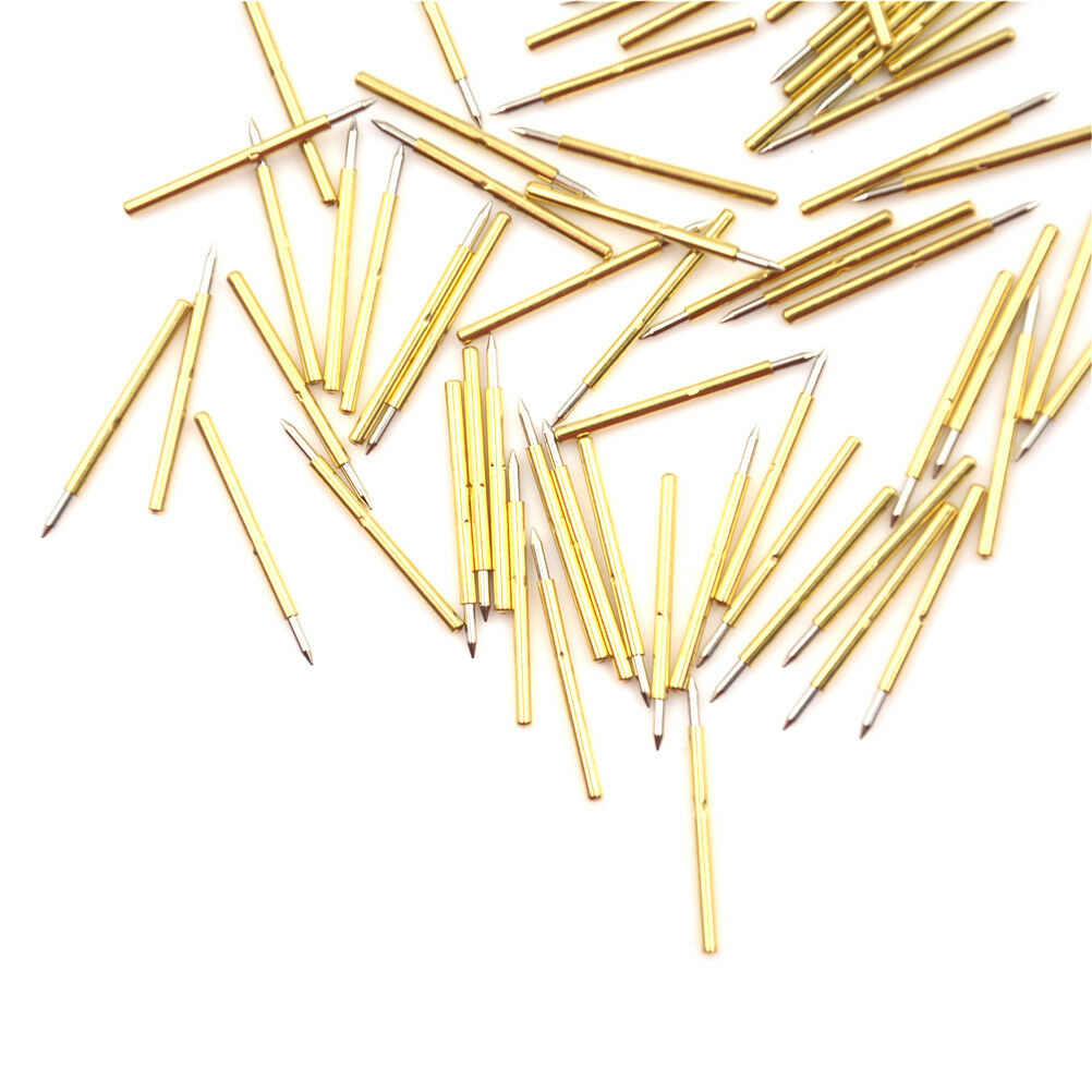 100pcs P75-B1 Dia 1.0mm Cusp Spear Spring Loaded Test Probes Pogo Pins to.l8