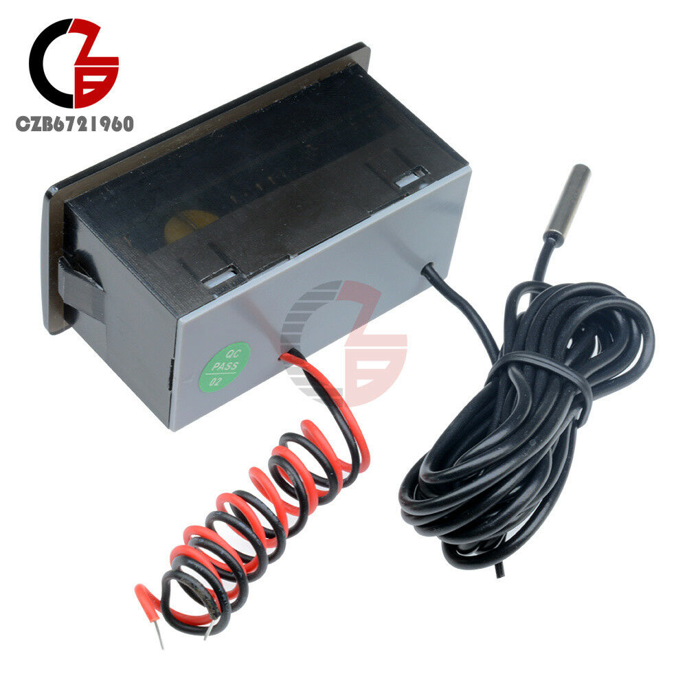 220V PT-6 Thermometer -50℃~+110℃ LED Digital Display Temperature Meter Aquarium