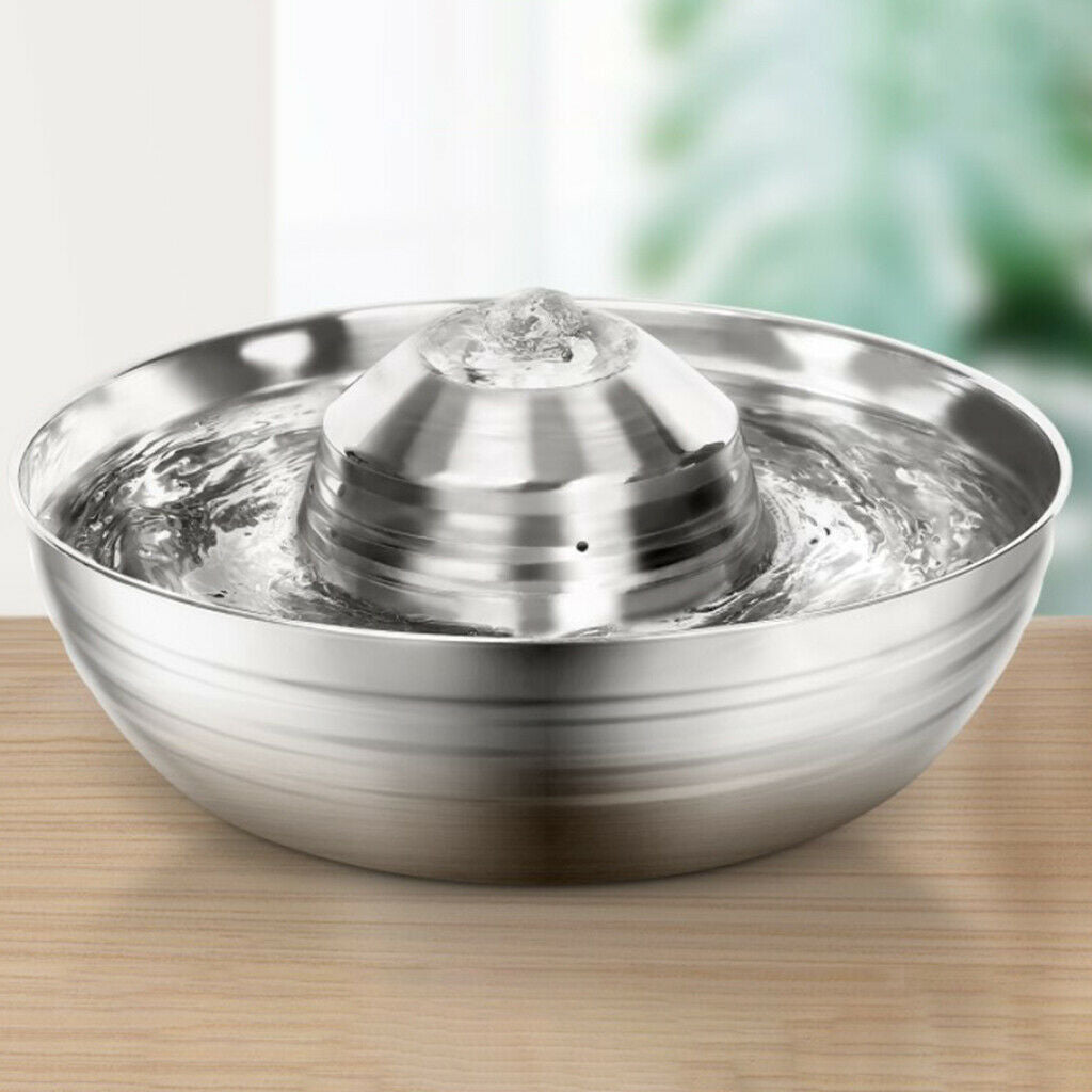 Cat Water Fountain Recycle Water Dispenser Electric Waterfall Auto Power Off