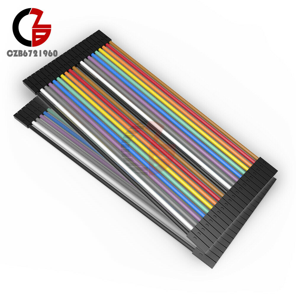 10X40PCS Dupont Wire Female to Female Connector Cable 2.54mm 1P - 1P For Arduino