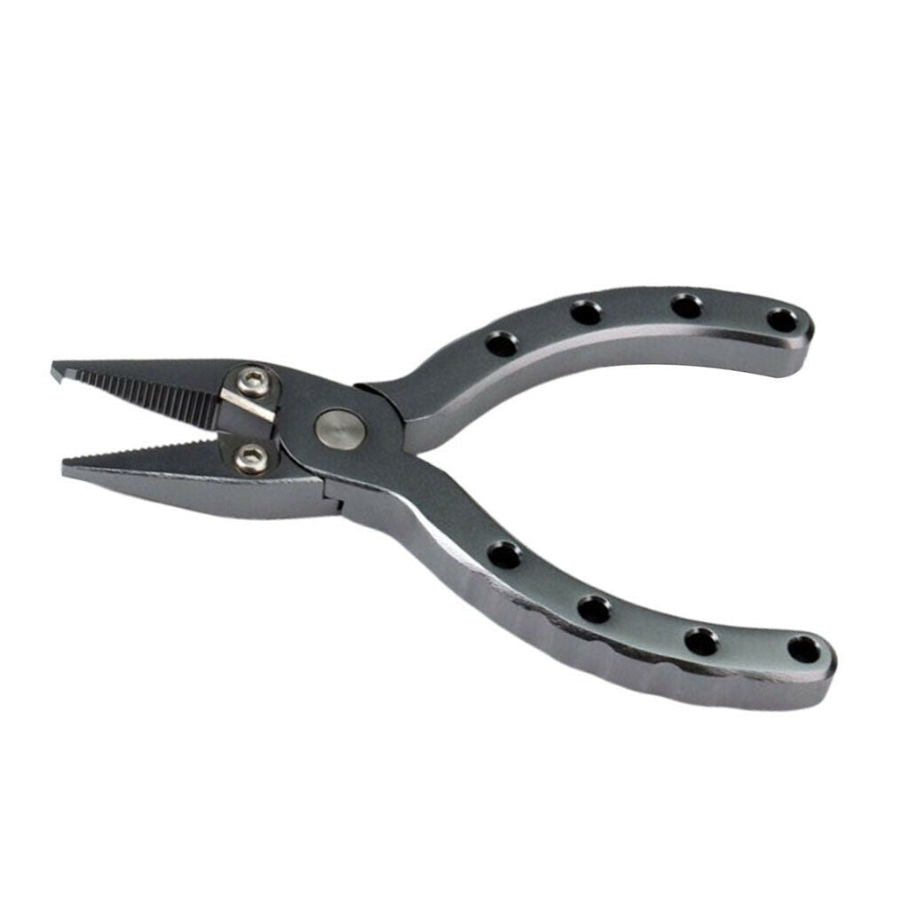 Professional Fishing Hook Remover Line Cutter Split Rings Plier   Holder